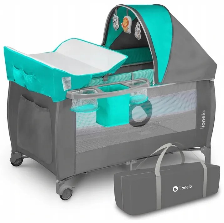 ShopJK PĂTUȚ DE CĂLĂTORIE LIONELO SVEN PLUS TURQUOISE SCANDI
