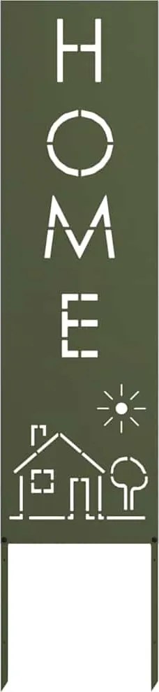 vidaXL Ecran de intimitate pentru grădină Olivengrønn 32 x 140 cm