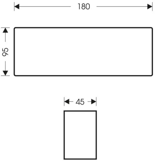 Aplică LED de exterior Ecolite ZFP12-BI BRICK 2xLED/6W/230V IP65 alb