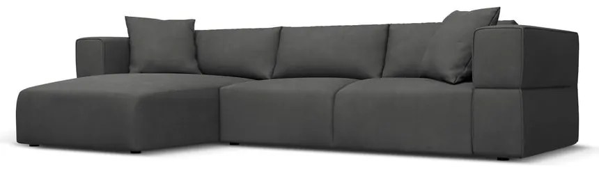 Colțar gri închis (cu colț pe partea stângă ) Esther – Milo Casa