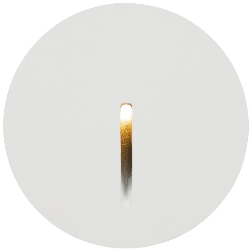 Spot LED incastrabil scari / perete exterior IP54 Lock alb