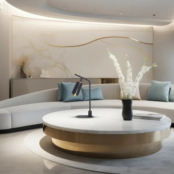 Lampă de masă FLOWER 1xGU10/8W/230V negru