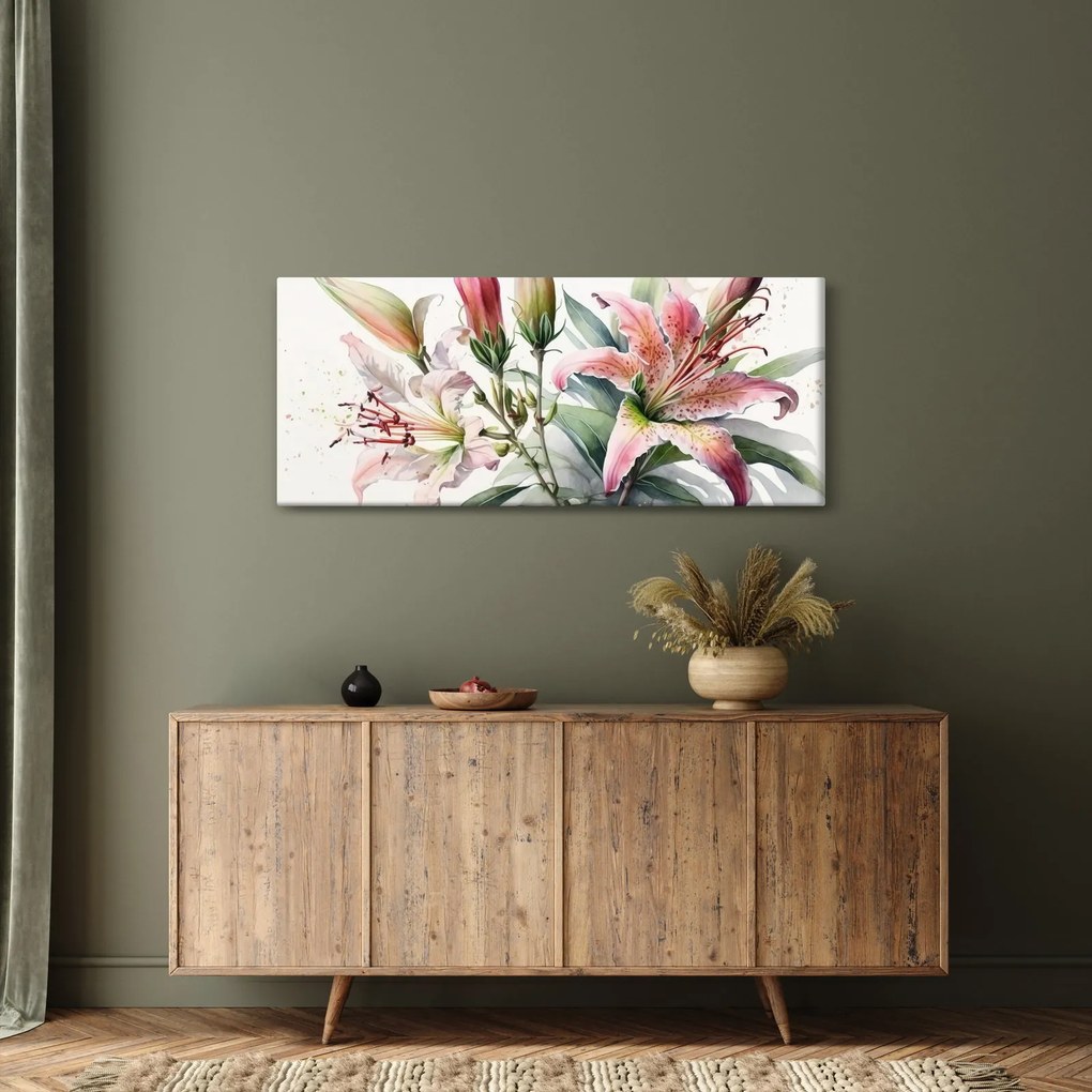 Tablou - Crinii, ilustrații (120x50 cm)