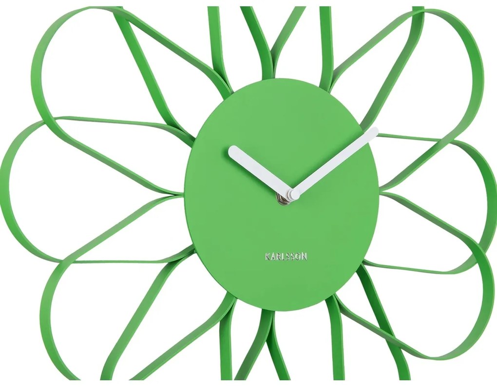 Karlsson 5975BG ceas de perete design verde,diametru 40 cm