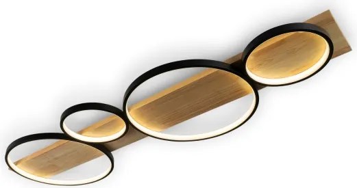 BRILAGI - Plafonieră LED PLANK LED/38W/230V 4000K 40x120 cm lemn