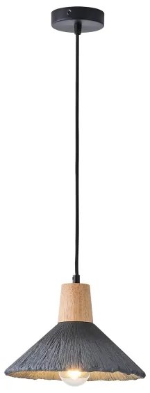 Lustră pe cablu 1xE27/15W/230V gri