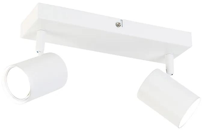 Plafoniera inteligentă albă dreptunghiulară cu 2 Wifi GU10 - Jeana