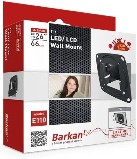 Suport TV perete Barkan tilt 13-29" 15kg