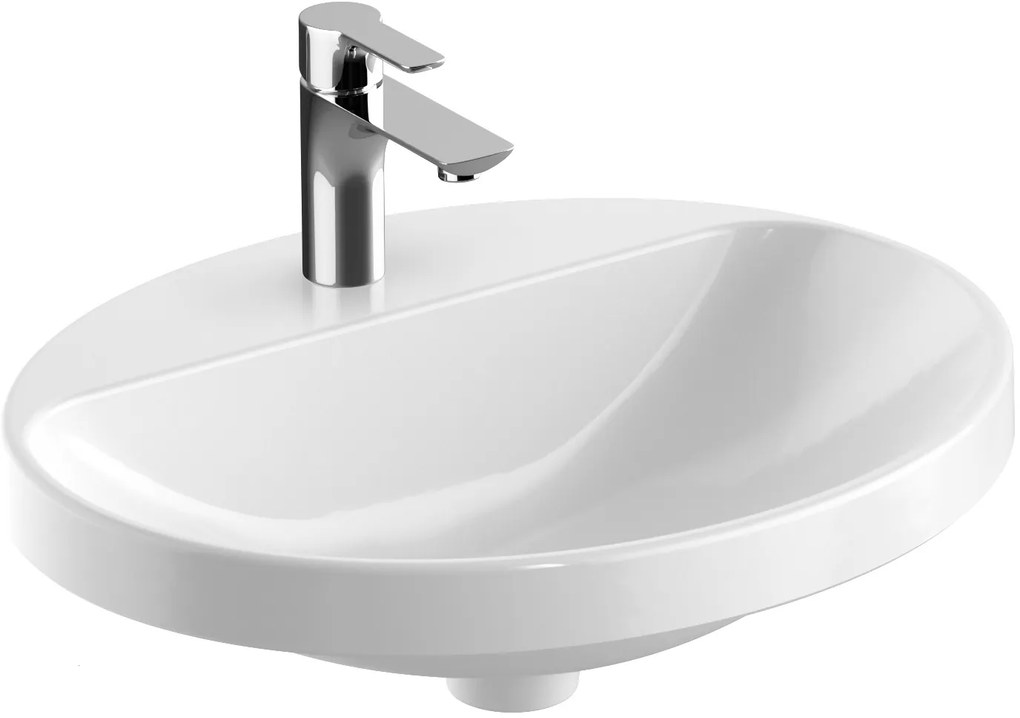 Geberit Variform lavoar 55x45 cm oval alb 500.722.01.2