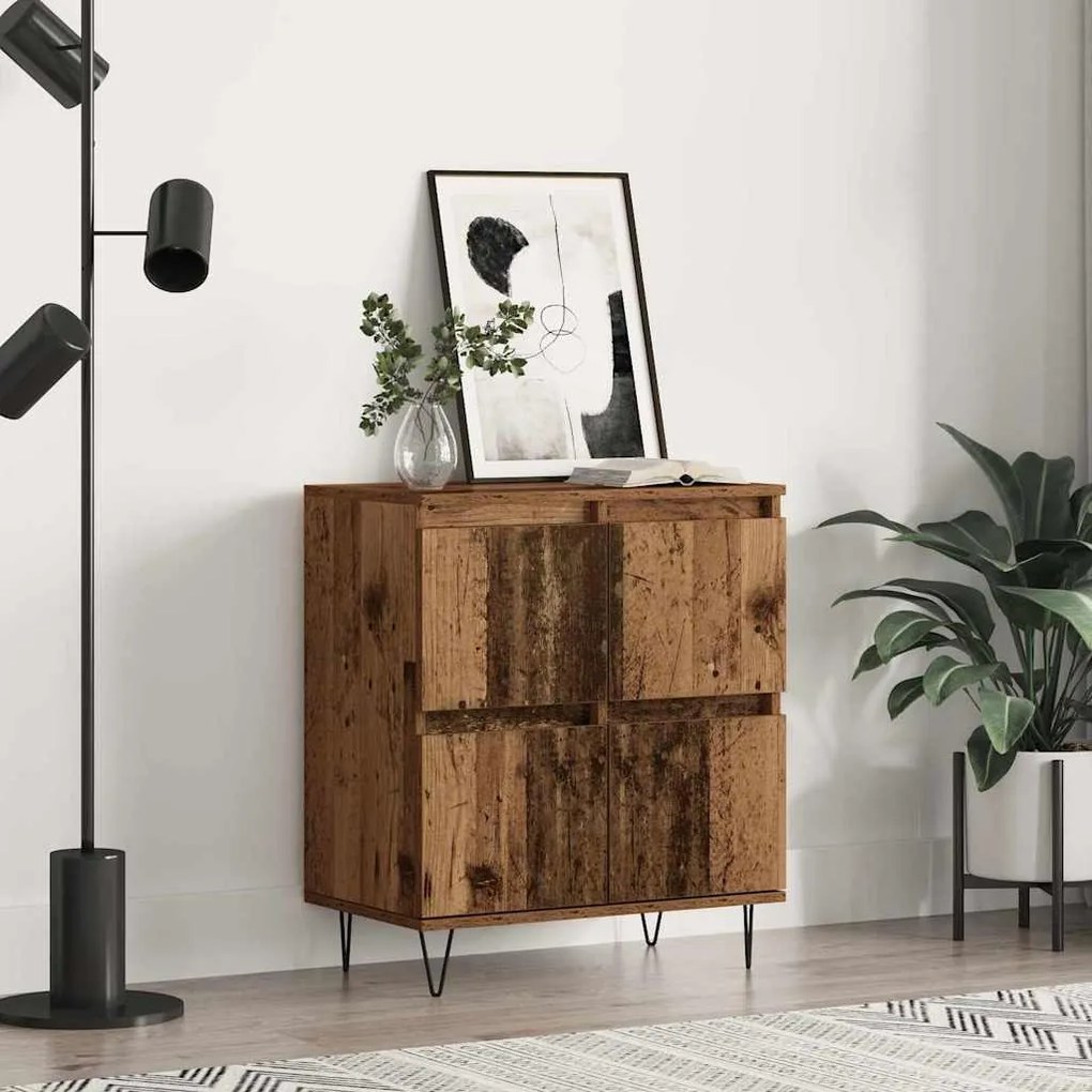 vidaXL Bufet cu depozitare cu ușă Maro 60 x 35 x 70 cm Lemn compozit