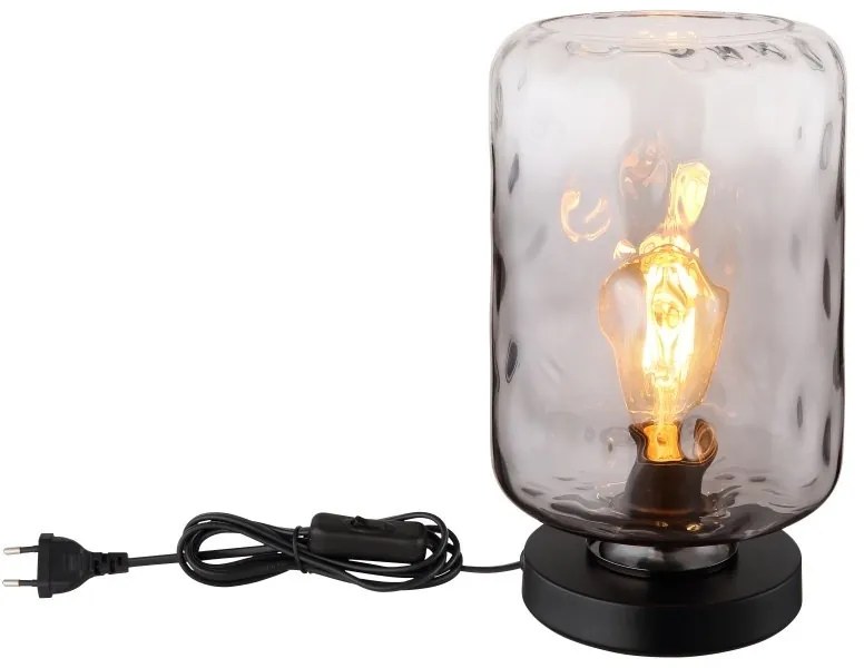Veioza/Lampa de masa design decorativ DARINA fumurie