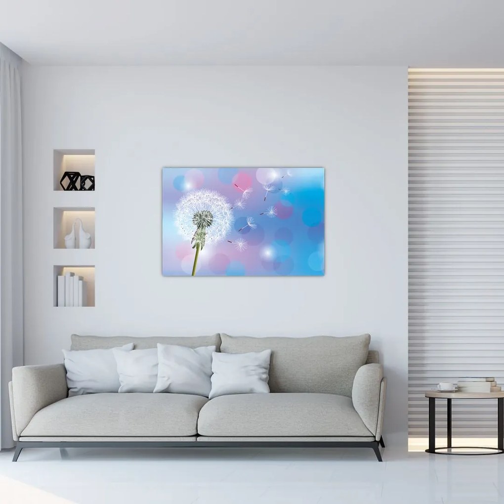 Tablou - Păpădie în vânt (90x60 cm)