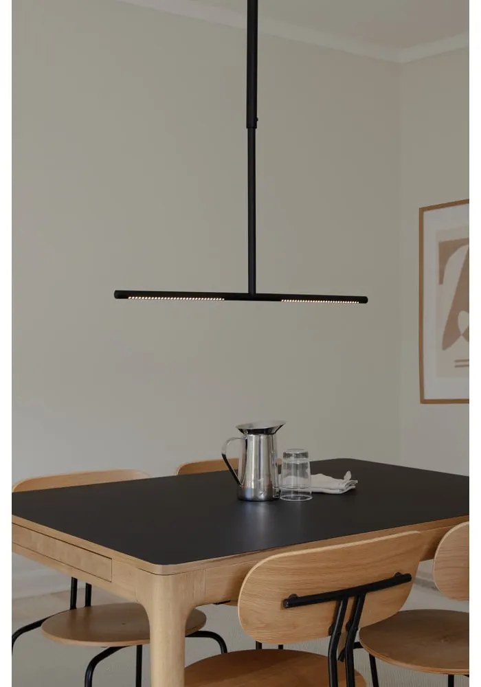 Lustră neagră LED din metal cu abajur din metal Omni Ceiling – UMAGE