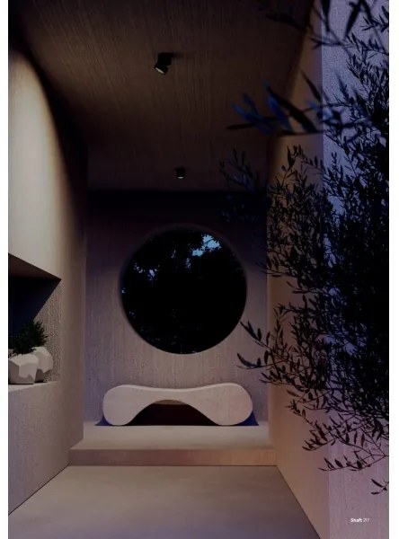 Redo 90627 - Spot de exterior LED SHAFT, 13 W, 230 V, IP65, antracit