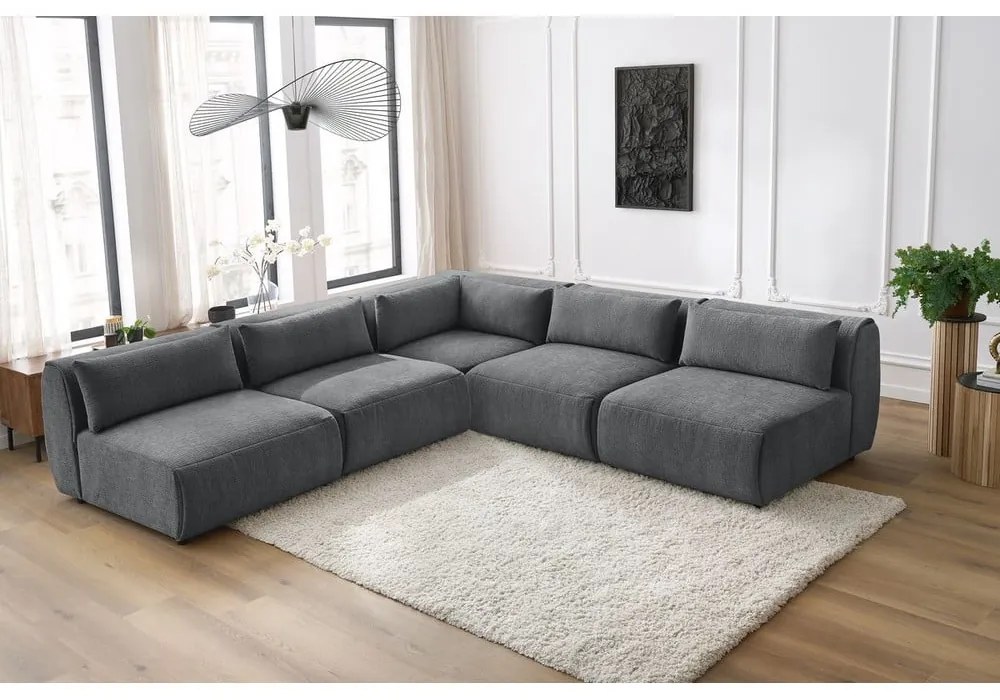 Colțar gri (cu colțar variabil) Jeanne – Bobochic Paris