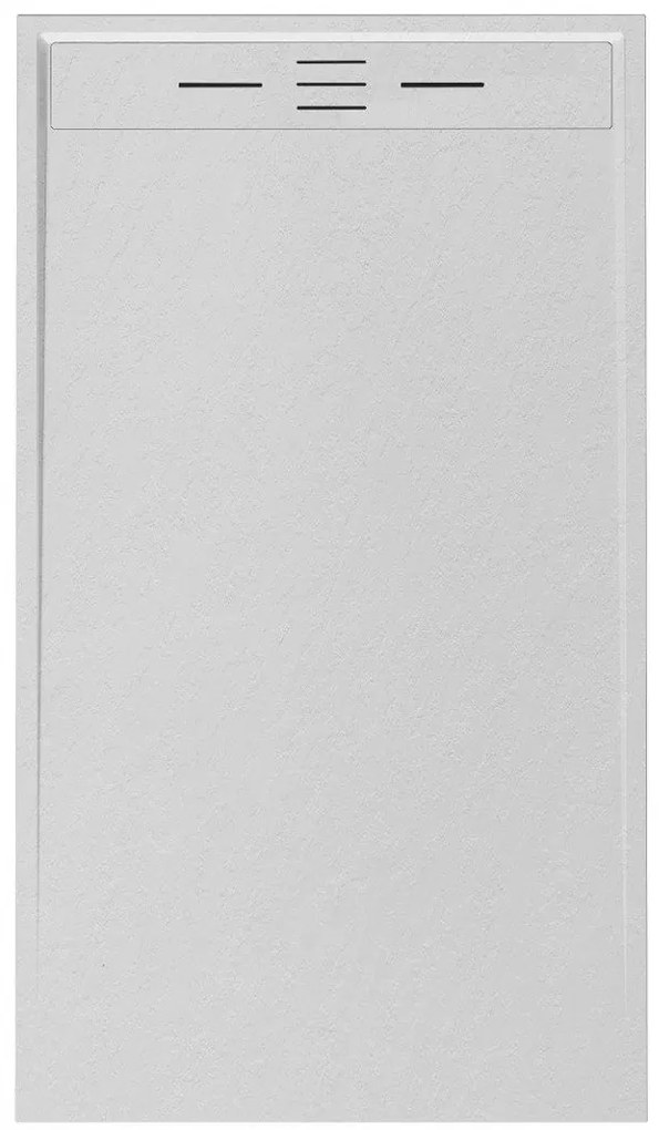 Cadita Baie Din SMC , 100x80 cm, cu Sifon, Alb LS
