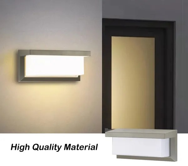 Aplică LED de exterior Brilagi BRICKY LED/12W/230V gri IP54