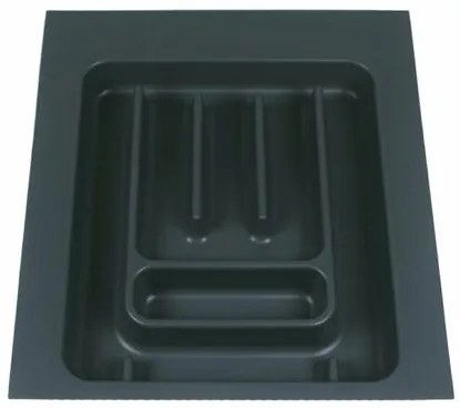 Organizator tacâmuri în sertare Elletipi UPPO  45 cm, negru, 45 cm