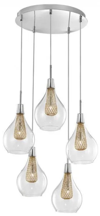Lustra design modern 37cm Filo 5L NVL-1500202805