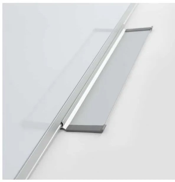 Tablă magnetică suspendată Eurosupplies 90 x 60 cm, alb