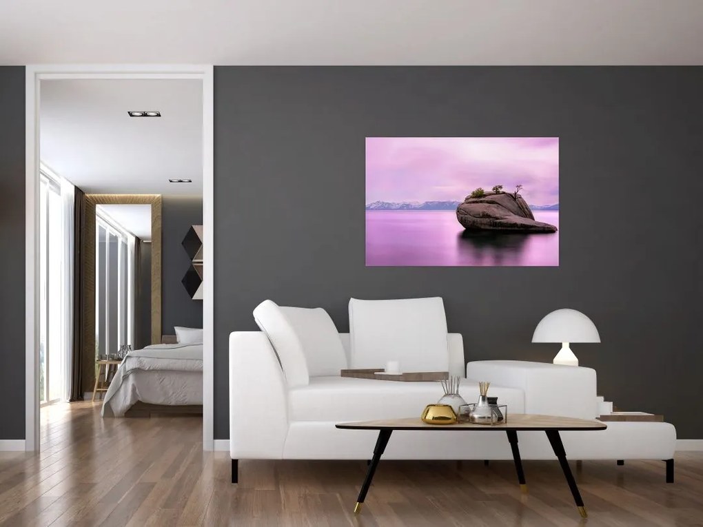 Tablou cu piata în mare (90x60 cm)