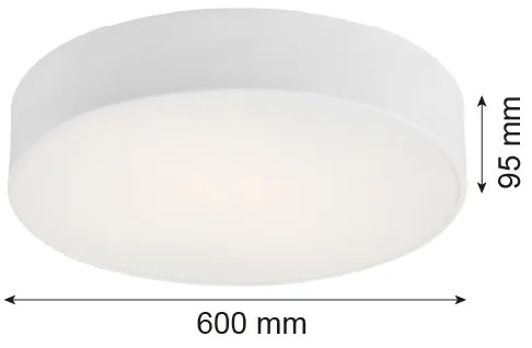 Argon 2082 - Plafonier DARLING 5xE27/15W/230V, Ø 60 cm, alb