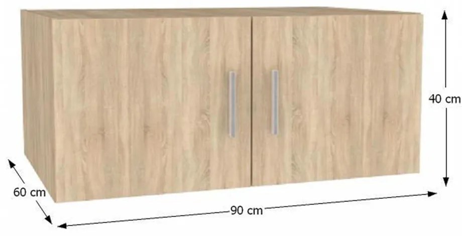 Suprastructură pentru dulap Izetta Typ 9 (stejar sonoma). 794844