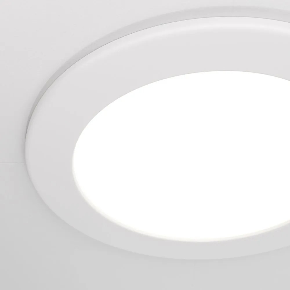 Spot LED incastrabil design modern IP44 Stockton alb 17cm