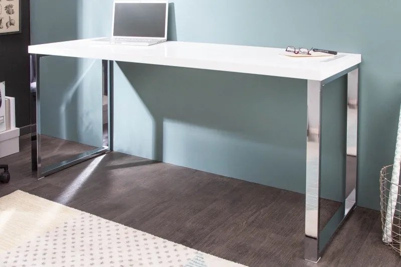 Birou elegant White Desk 160cm alb