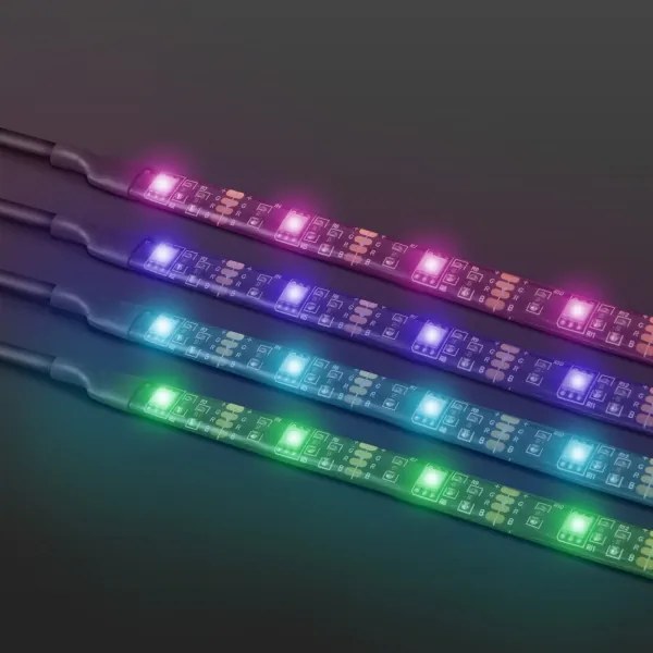 SET 4x bandă LED RGB dimabilă 2x30cm 2x50cm LED/2,16/3,6W/5V IP65 + telecomandă