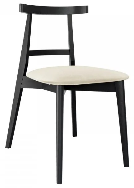 Scaun sufragerie KD 71 (Negru + crem) . 1103490
