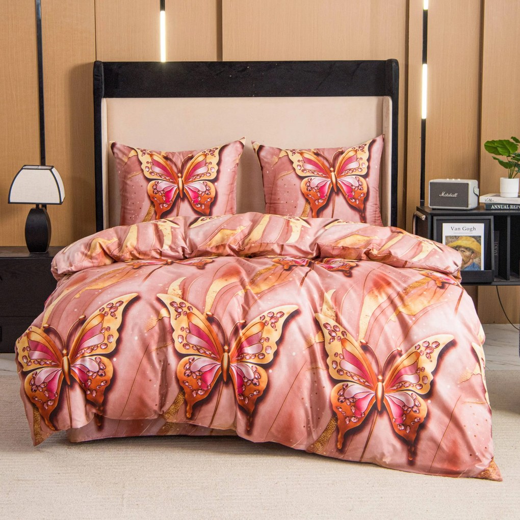 Lenjerie de pat din microfibra MONARELLE roz Dimensiune lenjerie de pat: 70 x 80 cm | 140 x 200 cm