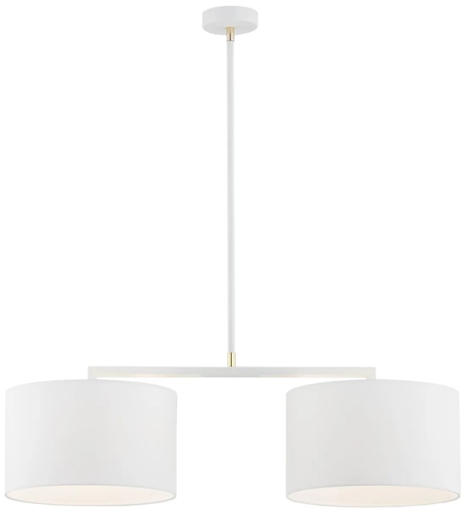 Lustra suspendata moderna KARIN 2L alba