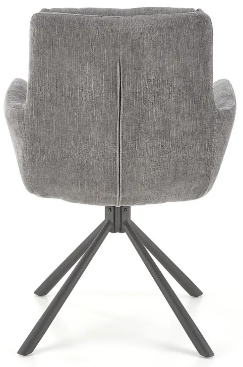 Scaun de bucaterie Leary, gri