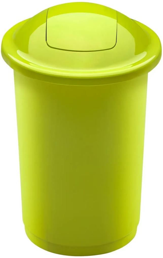 Coș de sortare deșeuri Aldo Top Bin, 50 l, 122 x 44 cm, verde