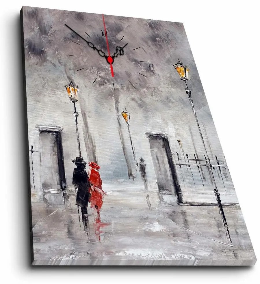 Ceas de perete Abstract YYCS-1, 45 x 70 cm