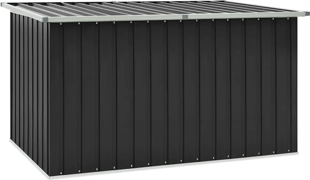 vidaXL Ladă de depozitare pentru grădină, antracit, 171 x 99 x 93 cm