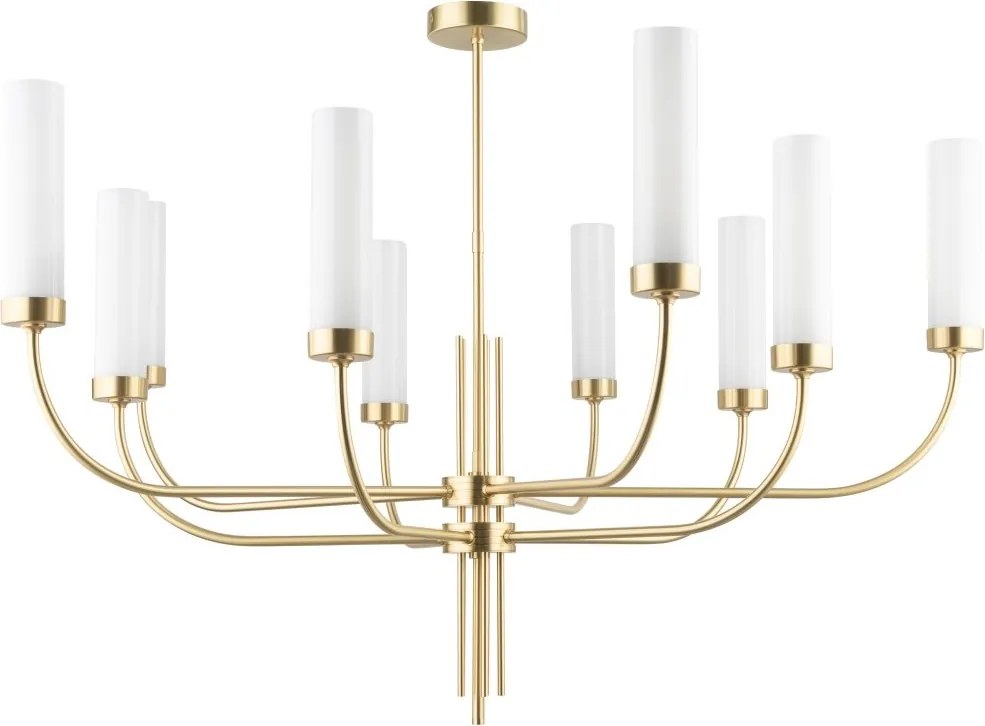 Candelabru modern realizat manual din alama Mussa 10L