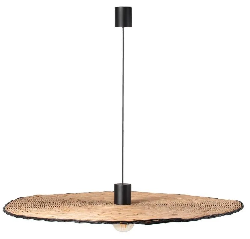 Lustra / Pendul suspendat design natural din ratan COSTAS 100cm