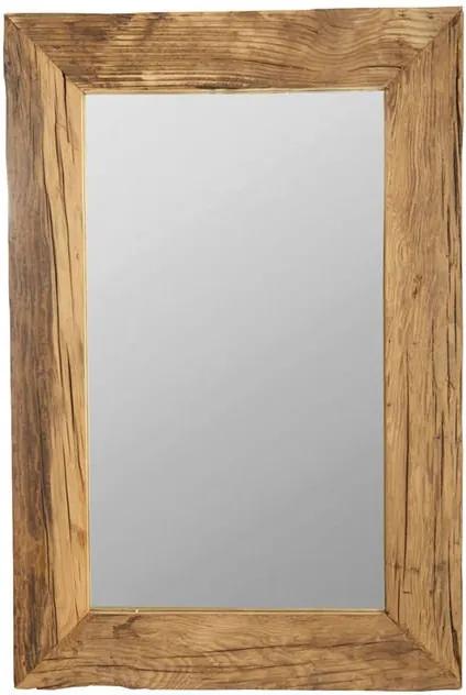 Oglinda dreptunghiulara maro din lemn 60x90 cm Pure Nature House Doctor