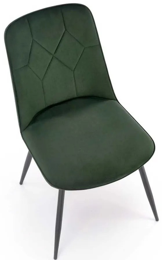 Scaun de bucătărie Lydia, verde închis