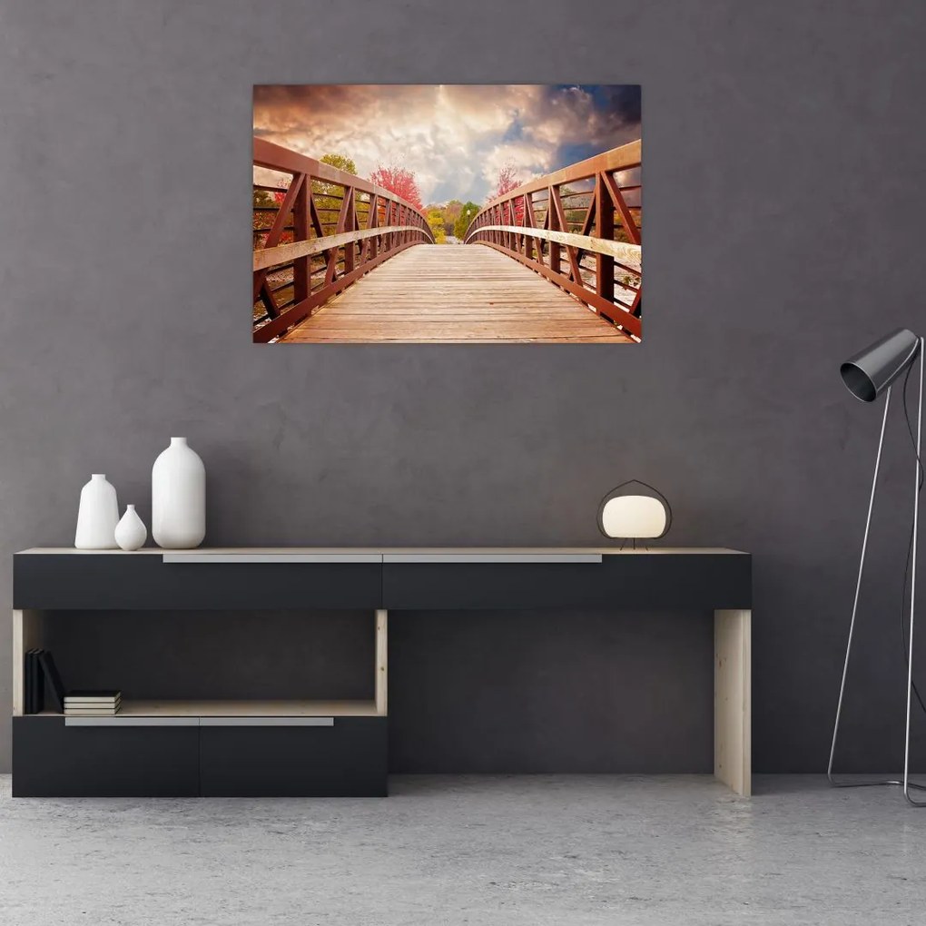 Tablou - pod din lemn (90x60 cm)
