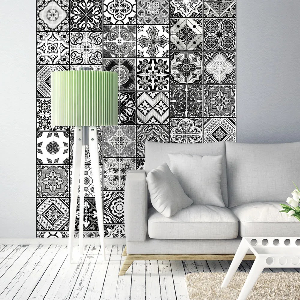 Tapet Bimago - Arabesque - Black& White + Adeziv gratuit rulou 50x1000 cm