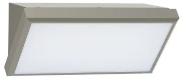 Brilagi-LED Aplica de perete exterior cu senzor TRIANGLE LED/20W/230V gri IP65