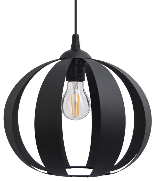 Lustră pe cablu NEWTON 1xE27/15W/230V neagră