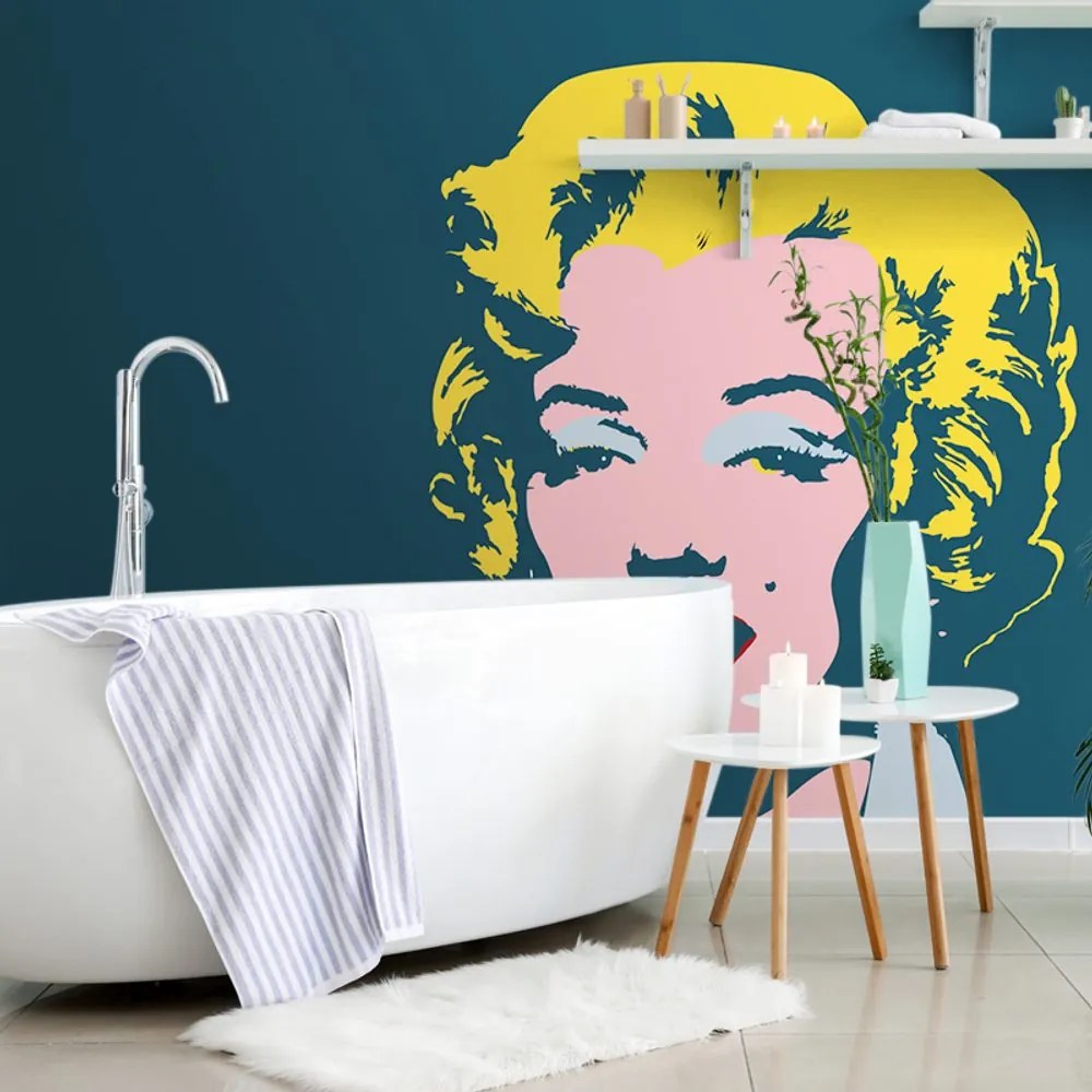 Tapet autoadeziv Marilyn Monroe în design pop art