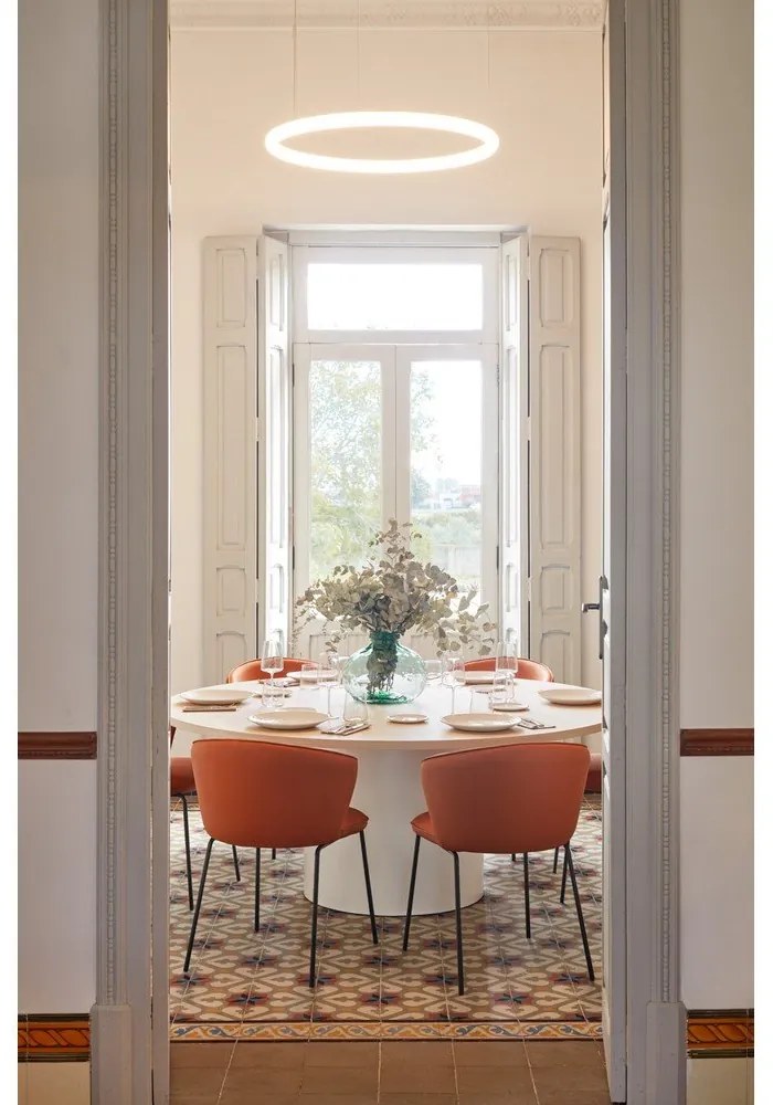 Set de scaune de sufragerie portocaliu 2 buc. tapițat Add – Teulat