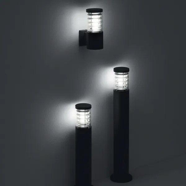 Ideal Lux - Lampă de exterior TRONCO 1xE27/42W/230V 80 cm IP65 neagră