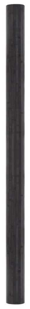 244611 vidaXL Paravan de cameră din bambus, gri, 250 x 165 cm