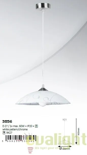 Pendul modern, diametru 40cm, Harmony lux 3856 RX